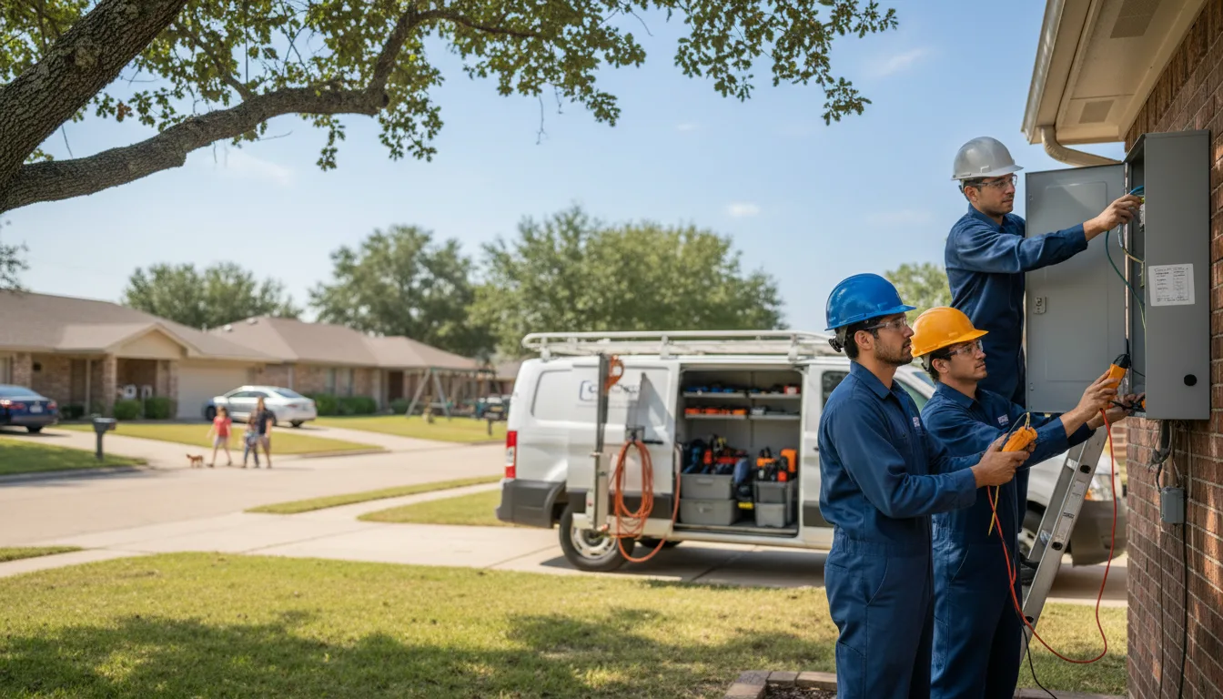 Certified electrician providing emergency electrical services in Venedocia, OH